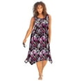 thumbnail image 1 of Swim 365 Women's Plus Size Sharktail Beach Cover Up, 1 of 6