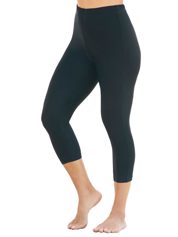 Women's Plus Size Swim Capri
