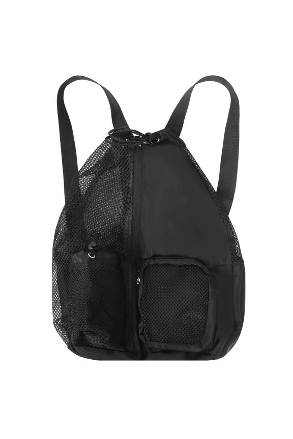 Swim Bag, Mesh Beach Backpack, Lightweight Drawstring Beach Bag Swimming Pool Sport Gym String Backpack