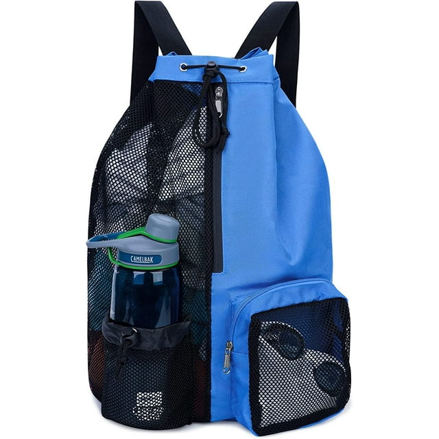 Swim Bag, Vented Mesh Swim Backpack, Lightweight Swimmers Mesh Bag for ...