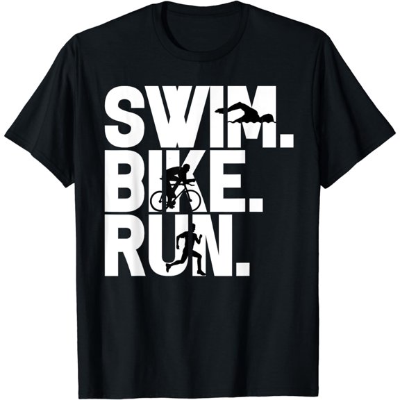 Swim Bike Run Triathlon Triathlete Athletics Gift T-Shirt