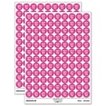 thumbnail image 1 of Swim Bike Run Words Triathlon 200+ Round Stickers - Hot Pink - Matte Finish - 0.50" Size, 1 of 3