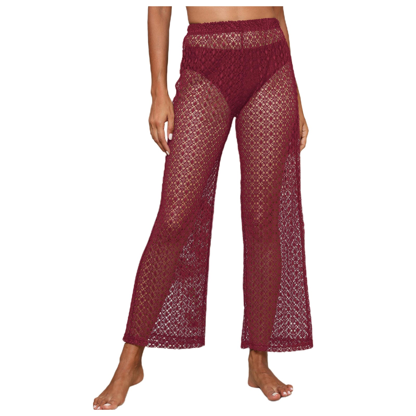 Swim Bottoms Full Coverage Women's Swim Bottom High Waist Sexy Hollowed