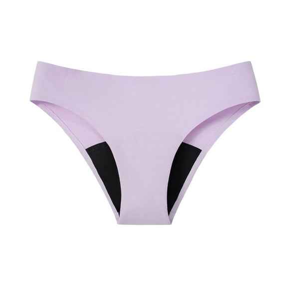 Swim Brief, Comdrip Women's Menstrual Physiological Swimming Leak Proof 4 Layer Menstrual Bikini Swim Underwear Period Bikini Bottoms Purple XS