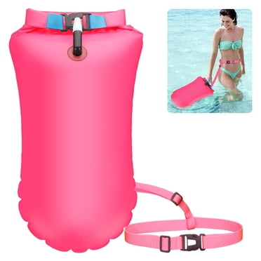 Swim Safety Buoy - Waterproof Touchscreen Dry Bag For Open Water Swimming & Triathlons