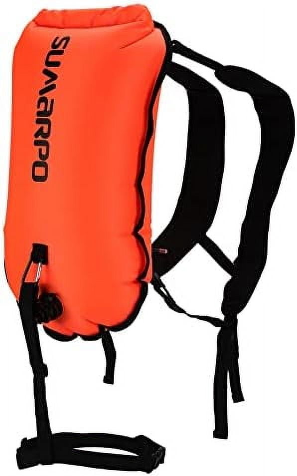Swim Buoy with 28L Drybag, Waterproof Bag for Boating, Fishing, Visible ...