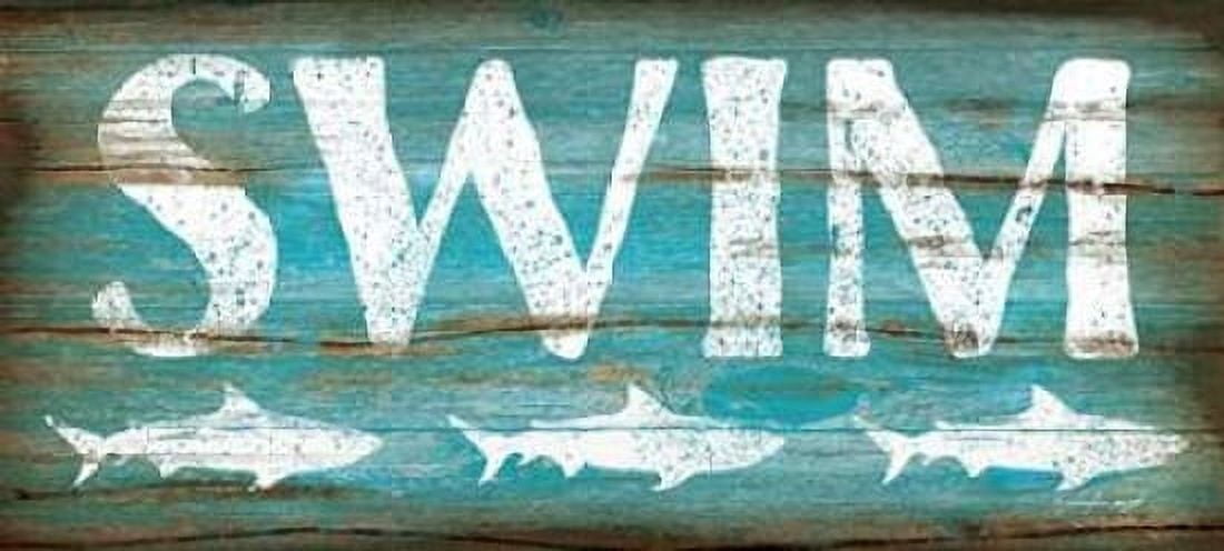 Swim Canvas Art - Jennifer Pugh (10 x 20)