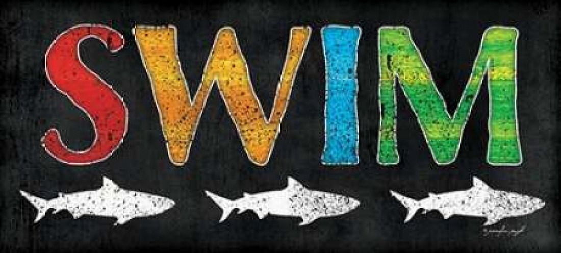 Swim Canvas Art - Jennifer Pugh (10 x 20)