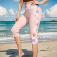 thumbnail image 1 of Swim Capri Pants for Women - Swimming Capris High Waisted Swimsuit Leggings Sun Protection UPF 50+ Swimwear Tights Beach Pants Quick-Dry for Workout,Yoga,Biking,and Casual Wear, 1 of 5