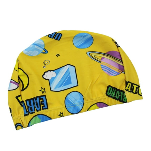 Swim Caps for Baby Boys and Girls Baby Boys and Girls's Swim Cap Cute Cartoon Design Comfortable for Boys and Girls Baby Boys and Girls Babies and Students Fabric Swimming Cap &Blue One Size