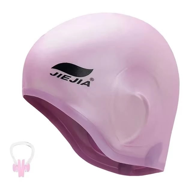 Swim Cap Ear Protection Full Silicone Universal Size - Walmart.com