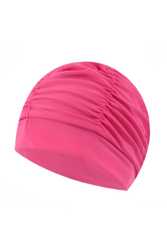 Swim Caps for Women Swimming for Long Hair, Swim Cap Pleated Elastic Comfort Bathing Cap, Swim Hats Keep Hairstyle Unchanged