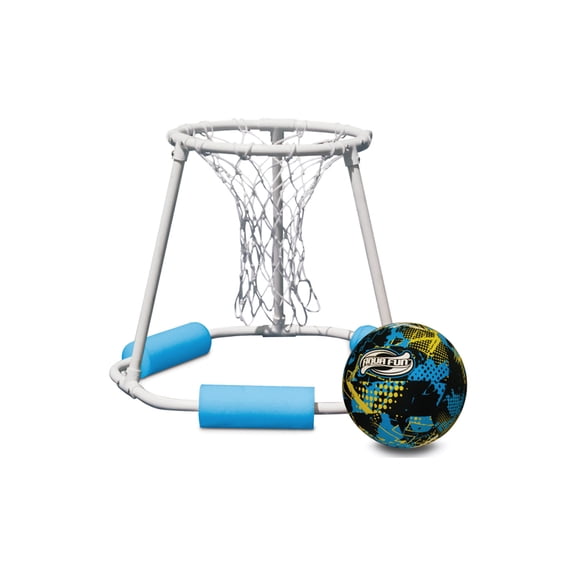 Swim Central 24" Classic Pro Water or Swimming Pool Basketball Game with Game Ball - Blue/White