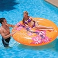 thumbnail image 1 of Swim Central 71" Gecko Hawaii Island Multi-Person Jumbo Inflatable Swimming Pool Raft - Orange, 1 of 3