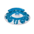thumbnail image 1 of Swim Central 72" Inflatable Blue Water Pop Circular Swimming Pool Lounger, 1 of 2