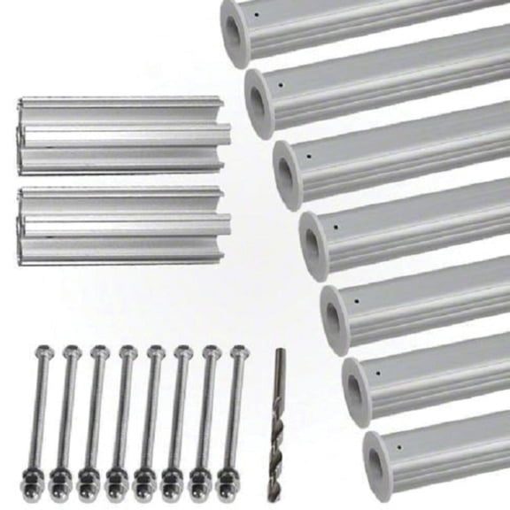 Swim Central HydroTools Hexagonal Aluminum Solar Cover Reel Tube Kit - 4" x 28'