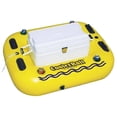 thumbnail image 1 of Swim Central Inflatable Swimming Pool Cooler Raft Float - 55" - Yellow and Black, 1 of 6