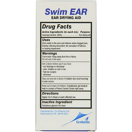 Swim-Ear Drying Aid Clears Trapped Water-Clogged & Hearing Problem, 2-Pack
