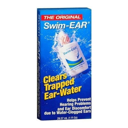 Swim-Ear Drying Aid Clears Trapped Water-Clogged & Hearing Problem, 2-Pack