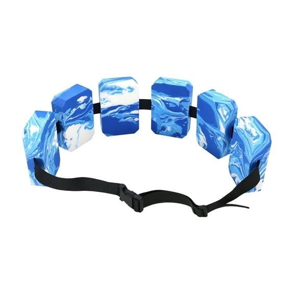 Swim Flotation Belt Swim Training Aid Adjustable Waist Floatation Foam Belt Device for Kids Adults Swimming Beginners Pool Safety Exercise Gear,Blue
