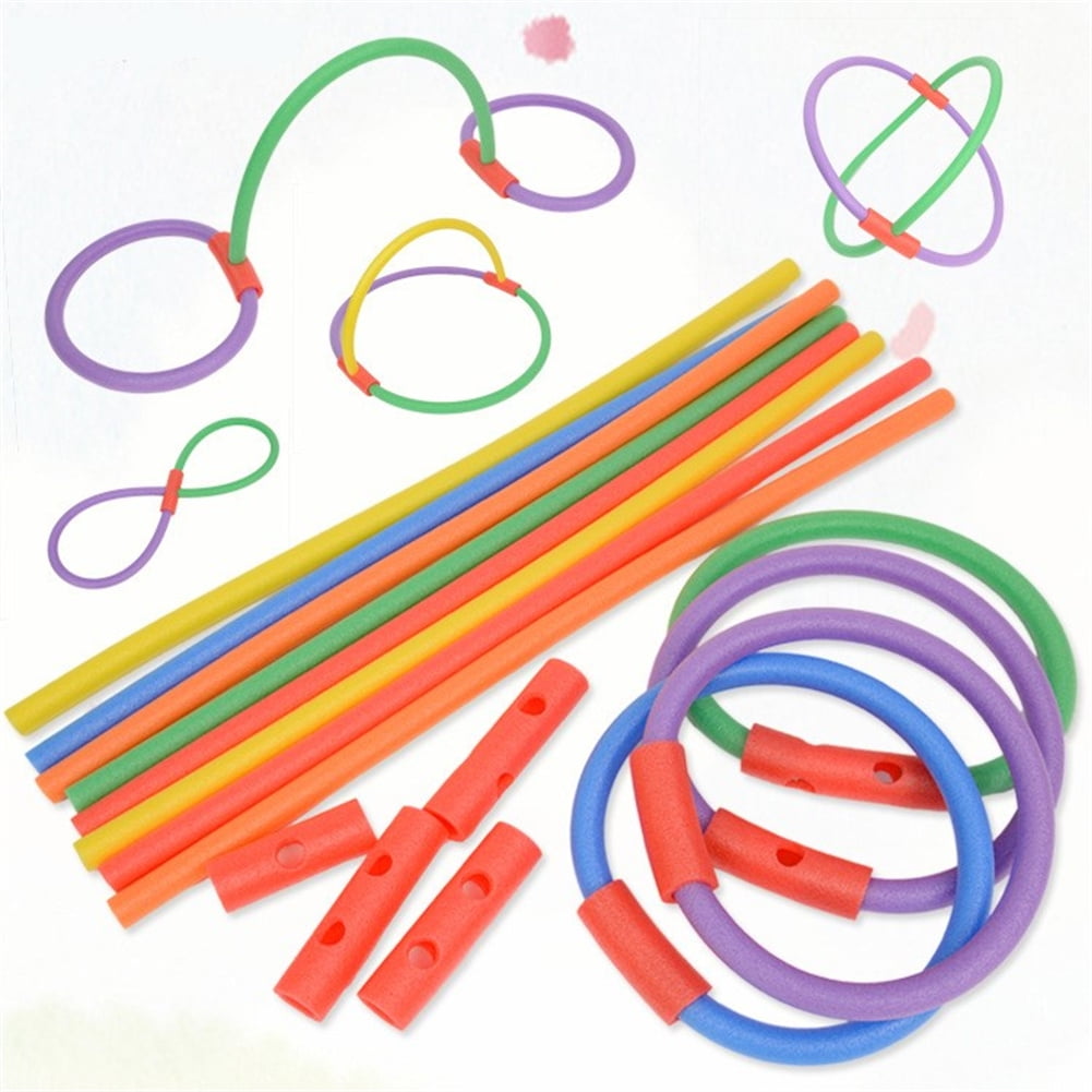 Swim Foam Pool Noodles Swimming Hollow Water Float Aid Woggle Noodles ...