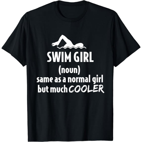Swim Girl Female Swimming Girl T-Shirt