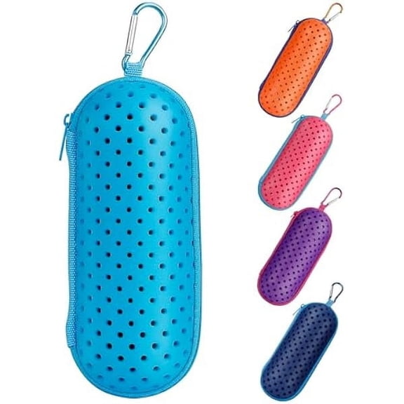 Swim Goggle Case For Swimming Goggles, Protective Cases for Goggles with Clip, Sunglasses, Goggles, Sports