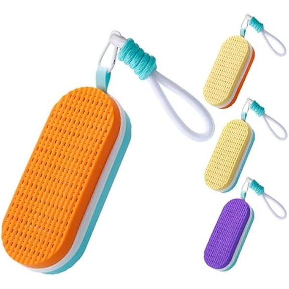Swim Goggle Case For Swimming Goggles, Silicone Protective Cases with Drain Hole for Goggles,Swim Goggles Case with Lanyard