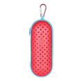 thumbnail image 1 of Swim Goggle Case for Swimming Goggles, EVA Carrying with Drain Hole Zipper Sunglasses Clip Rose Red, 1 of 8