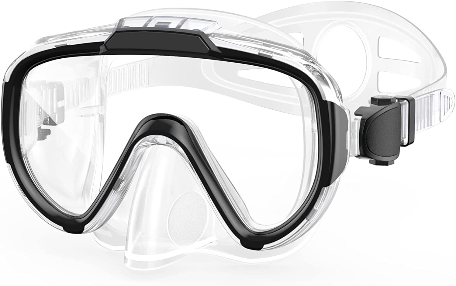 Swim Goggles Adult, Anti Fog Snorkel Diving Goggles, Clear View
