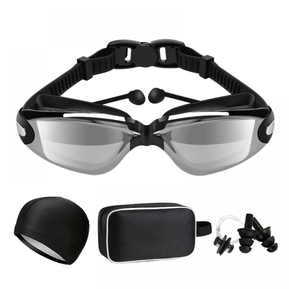 Swim Goggles, Anti Fog Clear No Leaking Swimming Goggles for Adult Men