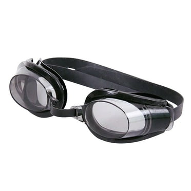 Swim Goggles, Anti-fog No Leaking Full Protection Clear Vision Rubber Swimming Goggles for Adult (Black)
