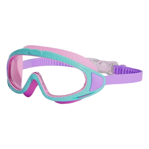 Swim Goggles High-Definition Large Frame Wide-Angle Clear Waterproof Water-Tight for Men Women Youth