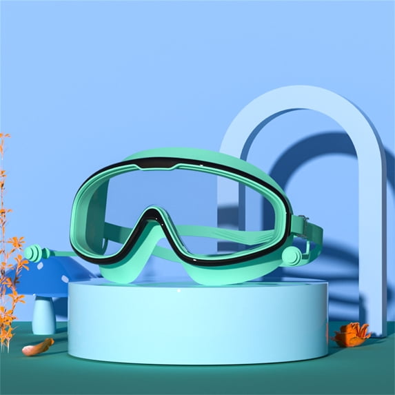 Swim Goggles, Kids Goggles, Large Frame HD Swimming Goggles, Waterproof Eye Protection for Students, Children