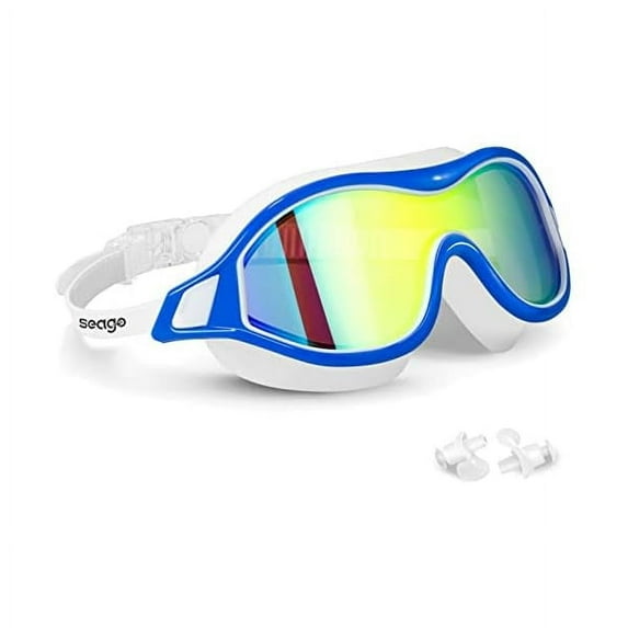 Swim Goggles No Leaking Anti-Fog Pool Goggles Swimming Goggles for Adult Men Women Youth, UV Protection 180° Clear Vision