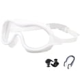 thumbnail image 1 of Swim Goggles with Nose Clip & Ear Plugs, Anti-Fog No Leak UV Protection 180° Clear Vision Pool Goggles for Swimming & Water Sports(B,17.5x8.5x8cm)(White,17.5x8.5x8cm), 1 of 4