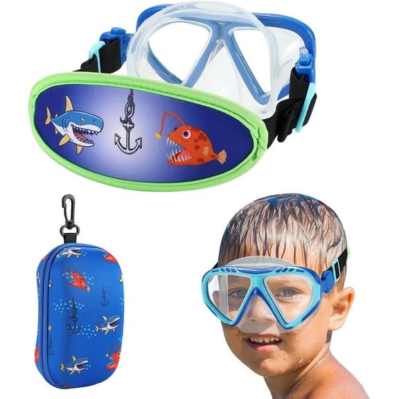Swim Goggles Nose Cover, Goggles No Hair Pull,Anti Fog Swimming Mask