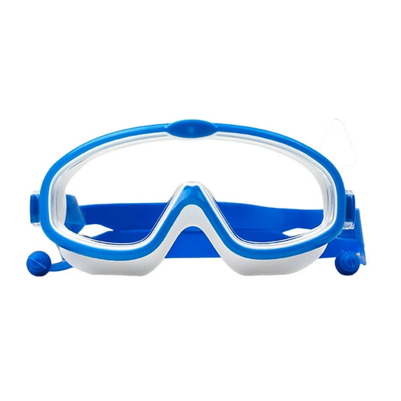 Swim Goggles Swimming Gear Diving Mask Anti-Fog and Anti-Leak Swimming Goggles Snorkeling Glasses Waterproof Durable Tempered Glass Mask for Younth 4 - 14 Age