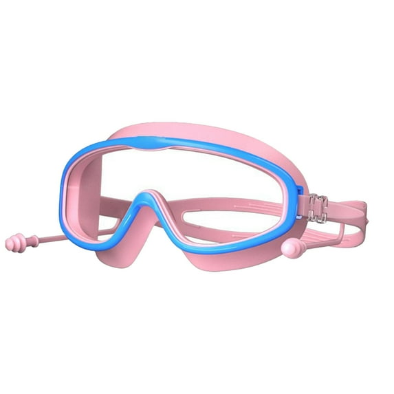 Swim Goggles Swimming Gear Diving Mask Anti-Fog and Anti-Leak Swimming Goggles Snorkeling Glasses Waterproof Durable Tempered Glass Mask for Younth 4 - 14 Age
