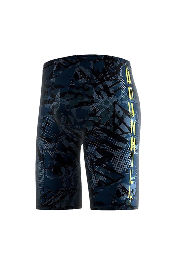 Swim Jammers for Men Athletic Swimwear Racing Training Team Swimsuit Lap Competition Long Swimming Shorts