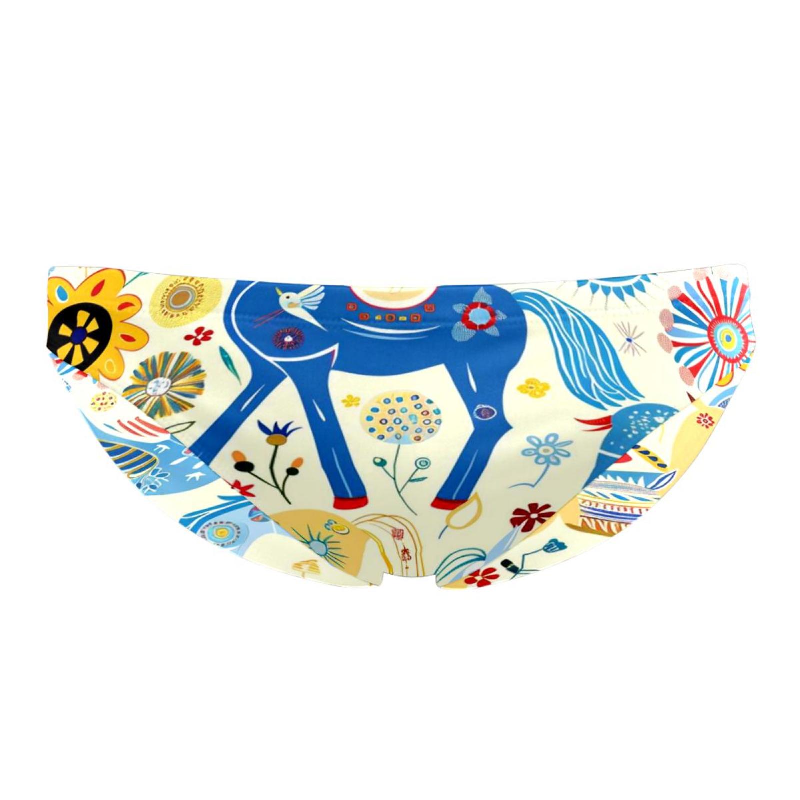 Swim Jammers for Men, Mens Bikini Swimwear, Cartoon Horse Butterfly