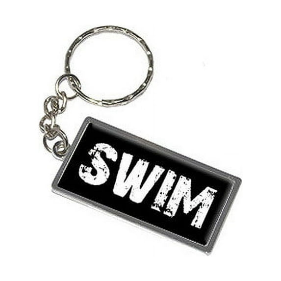 Swim Keychain Key Chain Ring