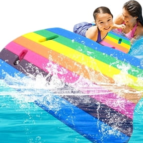 Swim Kick Board, Kids Adults Rainbow Swimming Kickboard, EPE Foam Swimming Training Equipment, Hand Foam Board Tool for Exercise & Skill Improvement, Ergonomic Water Practice Gear for Workout