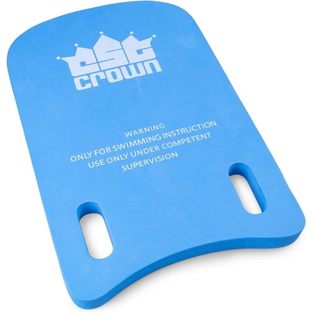 Swim Kickboard – Swimming Board with Handles - Swim Training Aid Kickboards for Adult & Kid Swimmers – Lightweight, Kid-friendly Safe EVA Foam Exercise Equipment for Pools & Swim Teams Blue
