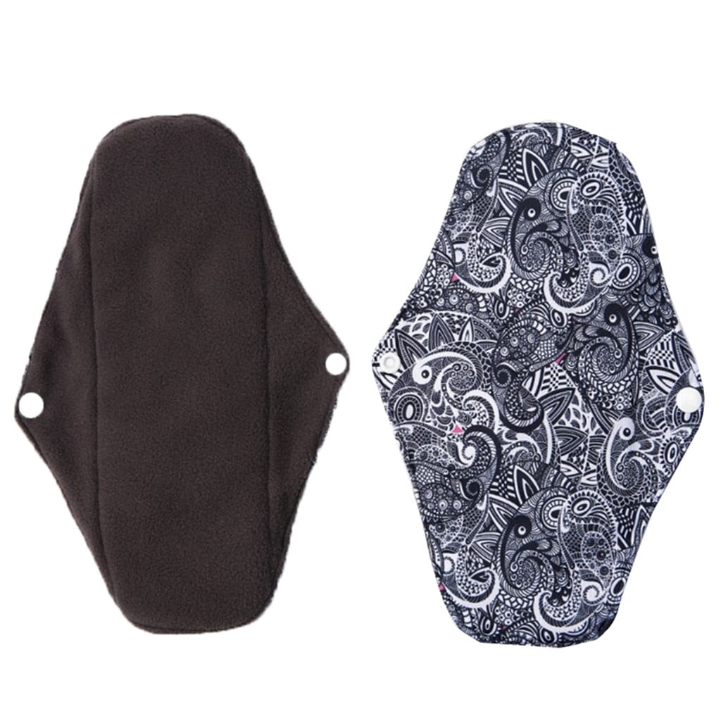 Swim Pads F or Periods, Cloth Menstrual Pad Mama Cloth Sanitary Bamboo Charcoal Bag Reusable