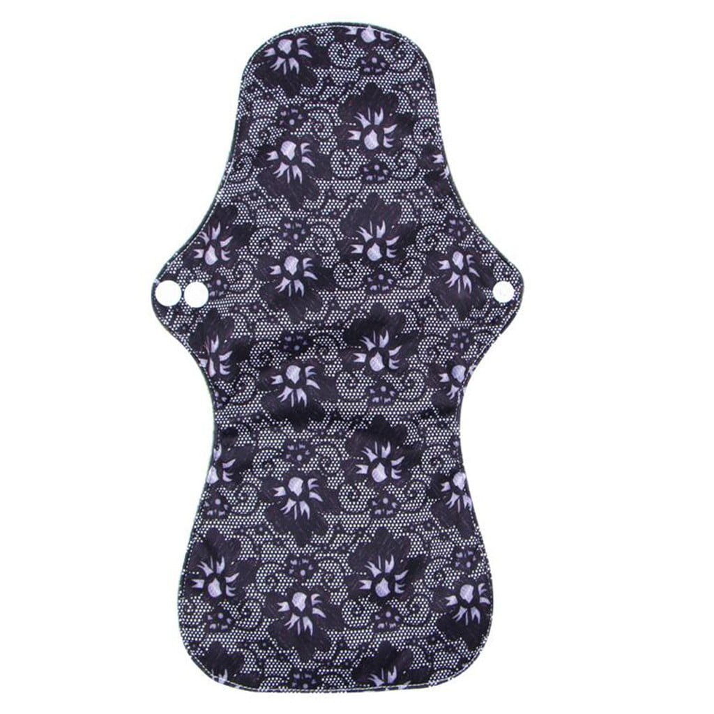 Swim Pads F or Periods, Cloth Menstrual Pad Mama Cloth Sanitary Bamboo Charcoal Bag Reusable