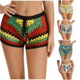 thumbnail image 1 of Swim Pants For Women Bikini Full Coverage Black Mid Rise Swim Bottoms Bathing Suit Bottoms, 1 of 7