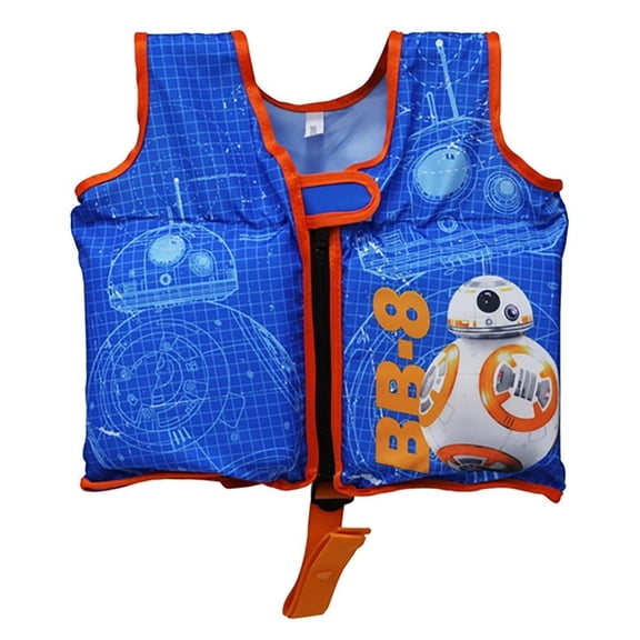 Swimways Toddler Boys Star Wars BB-8 Swim Vest Polywog Flotation Suit 2-4