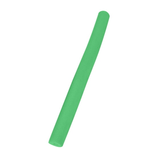 Swim Pool Noodle (Single Unit), Green, 59 Inches Long, Soft Hollow Lightweight Buoyancy Bar for Swimming Support and Pool Floating, Easy Grip Surface