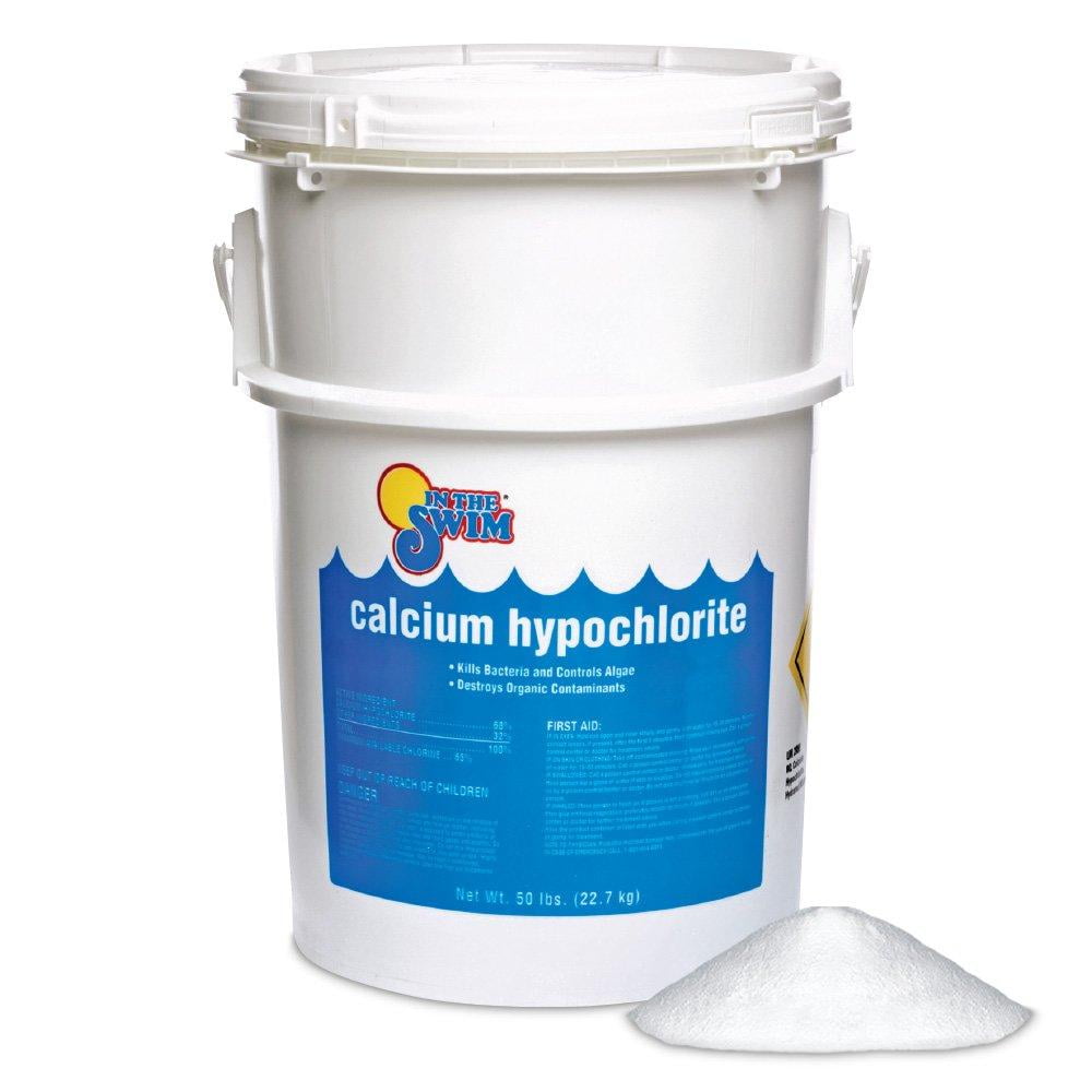 In The Swim Pool Shock – 68% Cal-Hypo Granular Sanitizer for Crystal Clear Water – Defends Against Bacteria, Algae, and Microorganisms - 50 Pounds 25230